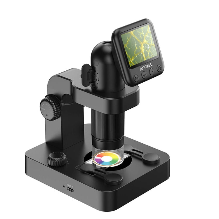 APEXEL MS003 Portable Outdoor HD Digital Microscope with Base, APEXEL MS003 APEXEL MS003 Portable Outdoor HD Digital Microscope with Base, APEXEL MS003